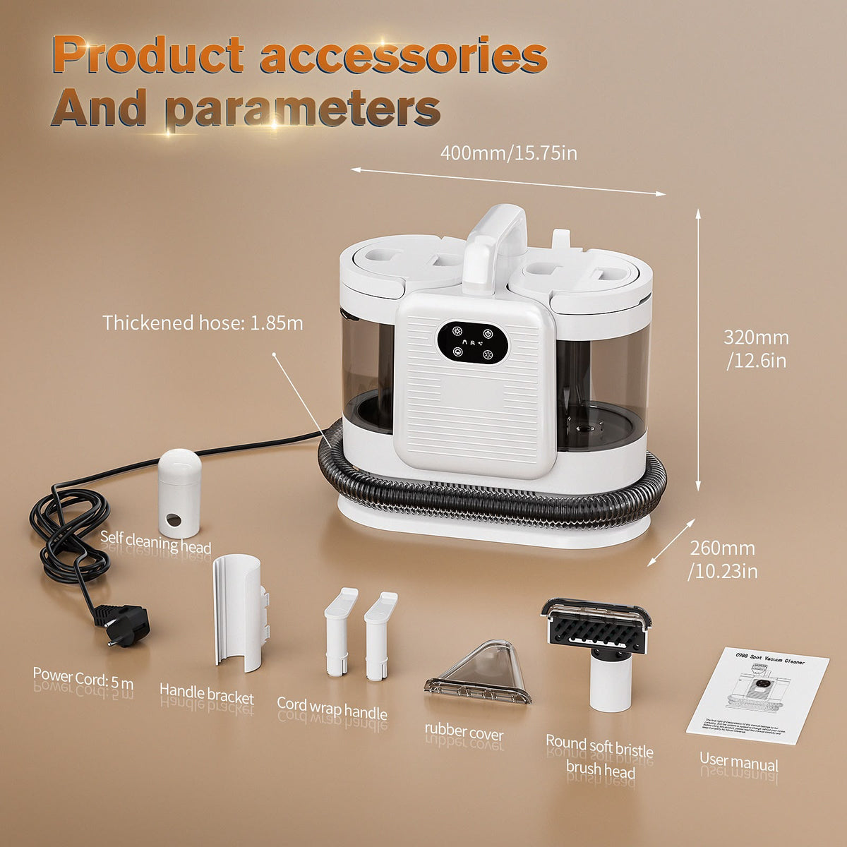 CARPET CLEANER C988-STEAM