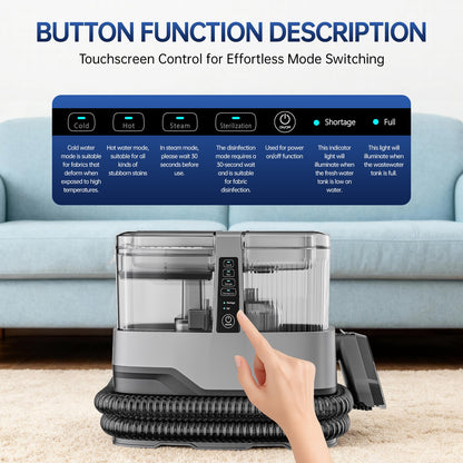CARPET CLEANER C668B-STEAM